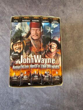 John Wayne Collection 1999 Collector Series 5 Pack VHS